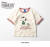 FRUIT OF THE LOOM フルーツオブザルーム PEANUTS ピーナッツ コラボ リンガーネック キッズプリントTシャツ