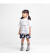NANGA ナンガ ドライミックス フレームロゴプリントTシャツ キッズ