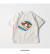 NANGA ナンガ エコハイブリッド ビーグル犬 キッズプリントTシャツ