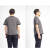 Harriss ハリス 強撚天竺 ナローボーダーニットTシャツ メンズ