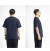 Harriss ハリス ドライインレイ クロスボートネックTシャツ 日本製 メンズ