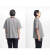 MANUAL ALPHABET マニュアルアルファベット メクラジマ ミニボーダー ワイドTシャツ 日本製 メンズ
