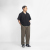 MANUAL ALPHABET マニュアルアルファベット ストレッチツイル センタークリース イージーパンツ 日本製 メンズ