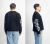 THRIFTY LOOK スリフティールック ウールモヘヤ シャギーニット ラグラン ジャカード スーベニア カーディガン メンズ