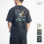 Mared マレッド ボールバイオ加工 バード＆ビー ヴィンテージライク バックプリントTシャツ メンズ
