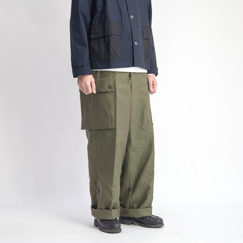 最高品質の オランダ軍 ダブルフェイスフィールドカーゴパンツ blog