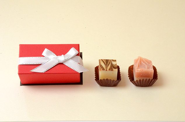 チョコレート石鹸2個入り