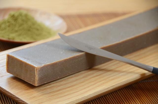 洗顔・全身洗えます！【バータイプ 緑茶石鹸】無添加石鹸本舗 お肌に