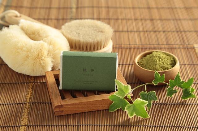 緑茶石鹸