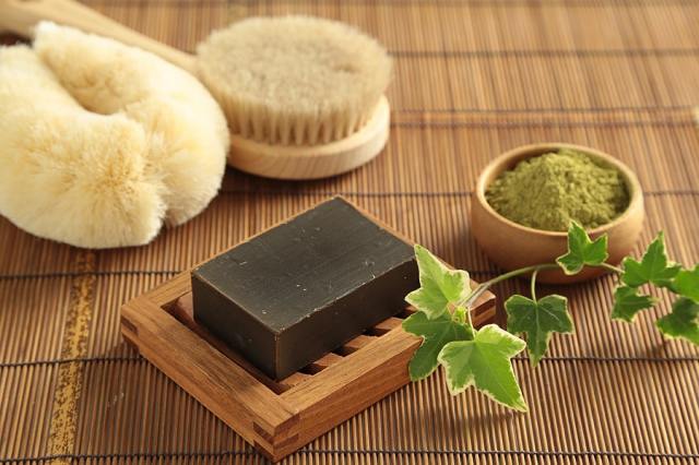 緑茶石鹸