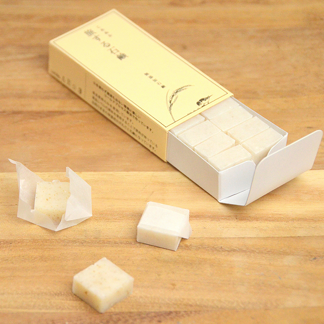 旅する石鹸　米ぬか