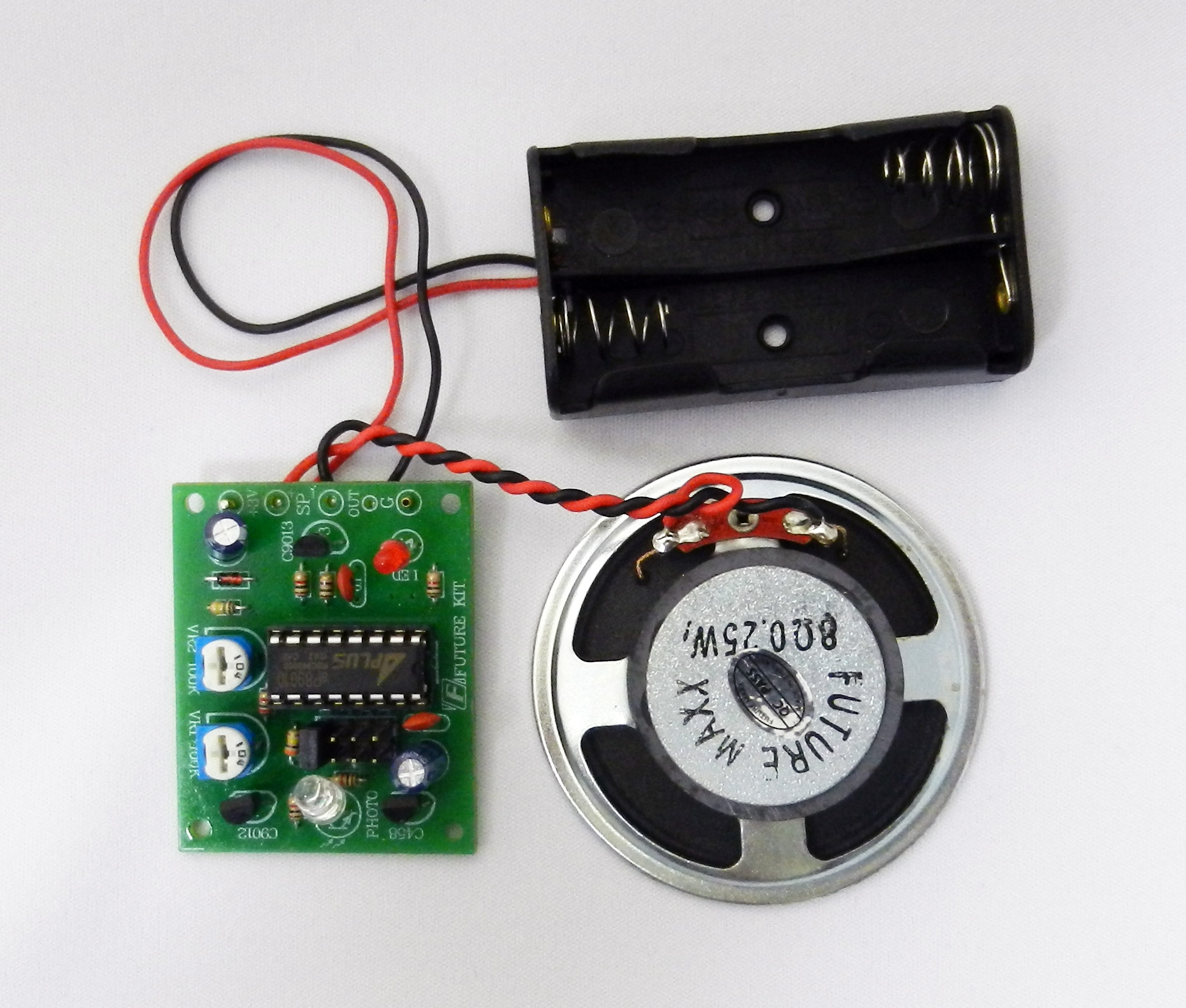 MK-147 光が当たると再生する！オンドリ、メンドリ、なきごえ。光感知式3種の鳥の声発生キット(ハンダ付け必要)