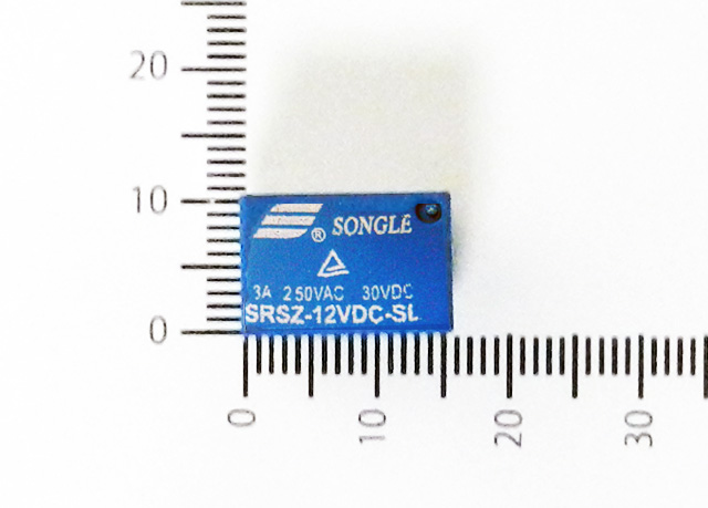 MSC-103　使いやすくて小型。接点容量1AでC接点の12V小型リレー