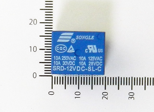 MSC-104　使いやすくて大電流対応！接点容量10AでC接点の12V中型リレー