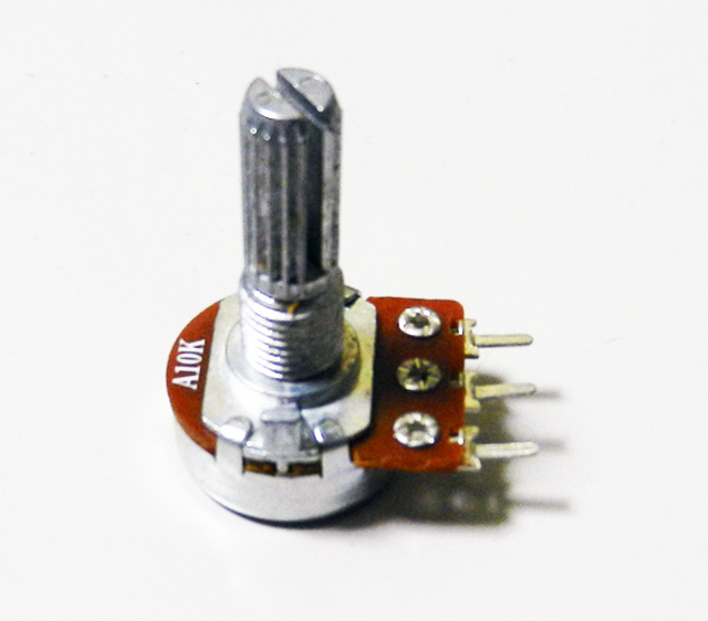 MSC-105　国内では珍しい！基板実装用で標準サイズのボリューム（10KΩ、Aカーブ）