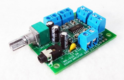 MK-410 電池で使える。しかも製作簡単！超小型Ｄ級3Wステレオオーディオアンプキット(ハンダ付け必要）