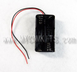 MSC-101　単三乾電池4本用ケーブル付き電池ボックス