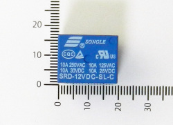 MSC-104　使いやすくて大電流対応！接点容量10AでC接点の12V中型リレー