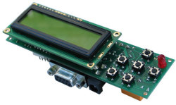 PIC-MT　28ピンPIC対応　2行16文字LCDとスイッチと周辺回路付きマイコンボード