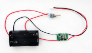 MK-505B　乾電池２本で5V/200mA出力！電池ボックスとスイッチ付きDC/DCコンバータ完成品