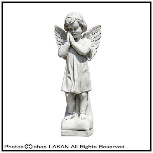 ガーデン石像 エンゼル 祈りの天使像 オブジェ