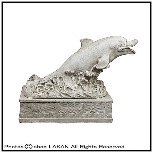 洋風ガーデン オブジェ イルカ 噴水