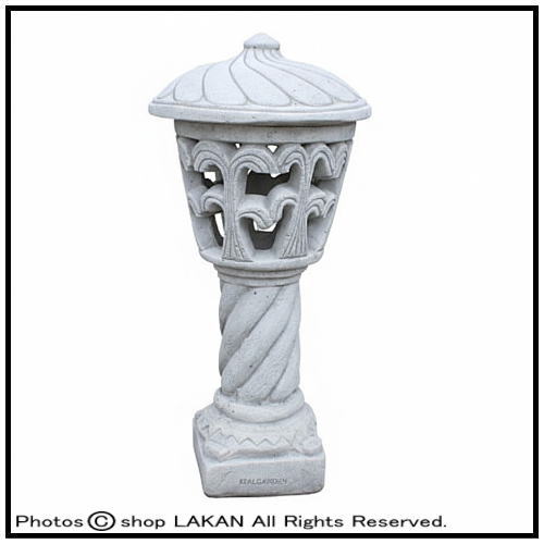 大型 庭園灯 COD12-186 彫像 石造