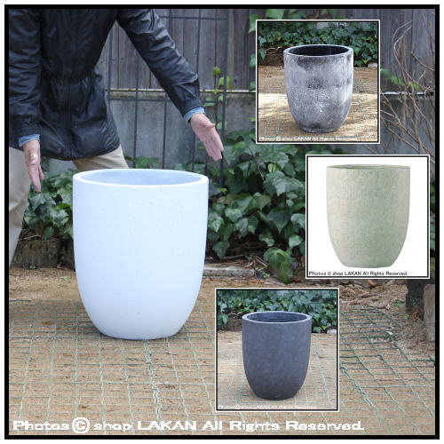 輸入植木鉢　 リムス　 古代仕上げ　軽量コンクリート　 フォリオ　アンティーク仕上　 自然な風合い　