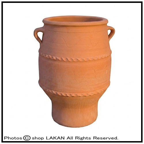 ハンドメイド 素朴 ギリシア テラコッタ鉢