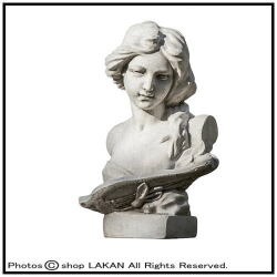 ガーデン 胸像 女性 オブジェ