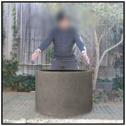 軽量植木鉢 素朴 自然 風合い プラスター