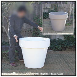 スタンダード ワンf80cm大型ポリエチレン樹脂鉢 Tp Shopラカン ベーシックデザインと高品質感のテラプラスト社植木鉢 の通販