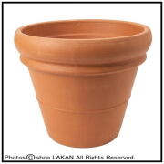 素焼き 陶器鉢 リムポット 輸入植木鉢
