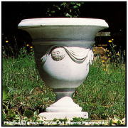 イタリアンクラシックデザインの石造花鉢シリーズのご案内です