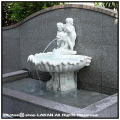 石造　家庭用　壁泉　石像　イタリア　オブジェ　店舗　クラシック　噴水　二人の子供　デザイン　ガーデン　ファビ社　大理石　