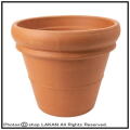 素焼き 陶器鉢 リムポット 輸入植木鉢