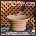 アポロン　素焼き鉢　松尾貿易　輸入テラコッタ鉢　クレタ島　ギリシア　大型壺　