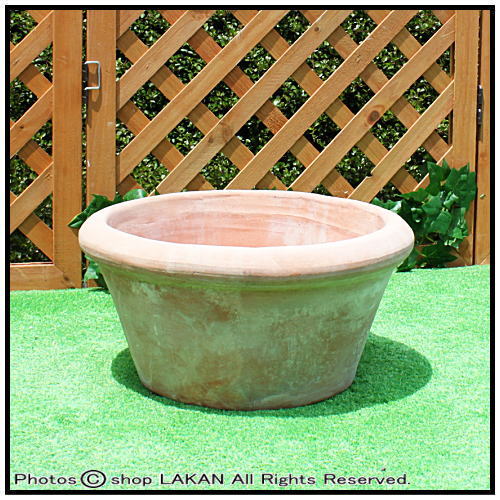 アンティーク調浅型ポットf40cm鉢 Vt Shopラカン 伝統 品質 デザイン どれをとっても最高級品 本場のイタリア トスカーナ産のテラコッタ鉢販売