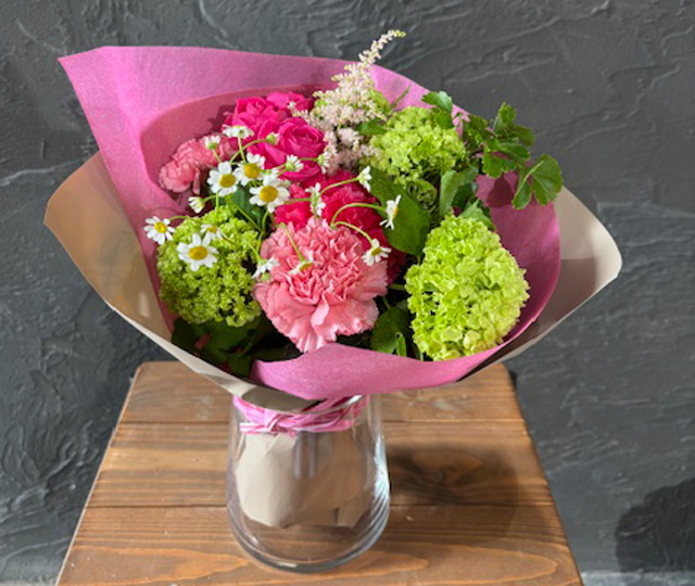 【5/6-10到着・母の日ギフト】グラスブーケ※日付指定・時間帯指定不可