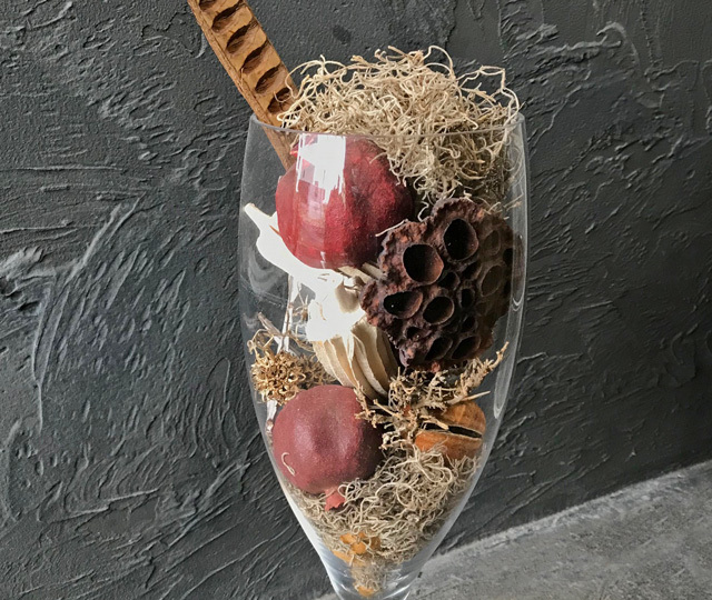 グラスベースドライフラワーB