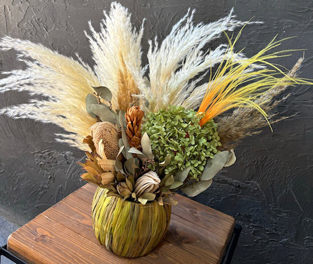 ドライフラワーアレンジメント