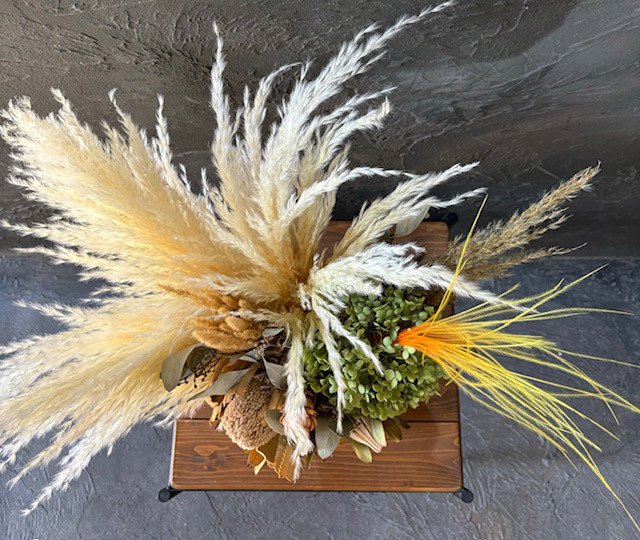 ドライフラワーアレンジメント