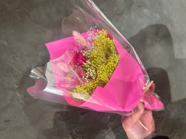 プリザーブドフラワー・Happy Bouquet《ロゼ》