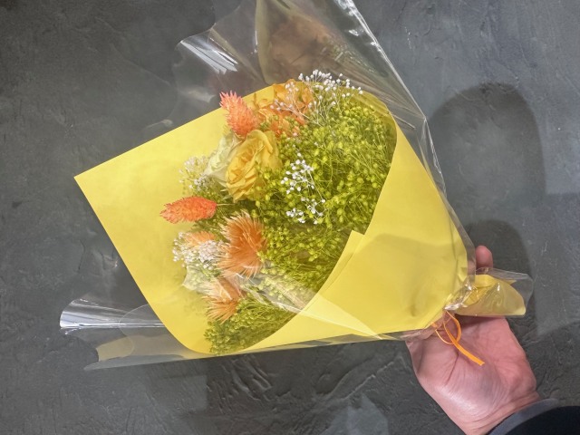 プリザーブドフラワー・Happy Bouquet《イエロー》