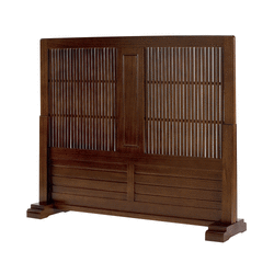 【53%OFF!送料無料! 和風衝立】天然木使用の衝立(幅1200×高さ1010mm)ブラウン■JP-T1200