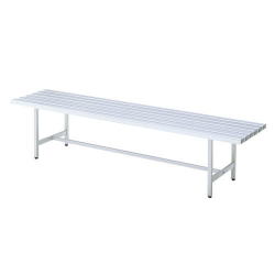 【送料無料！！】アルミベンチ（背なし）■ALB-6