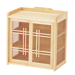 【49%OFF!送料無料!】天然木(桐)仕様の和風蝿帳(蠅入らず)■W470×D300×H500mm■KH-470