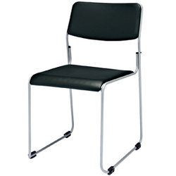 【34%OFF!送料無料!】スタッキングミーティングチェア(ブラック)■SNC-ST4BK