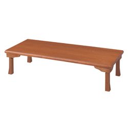 【51%OFF!送料無料! 座卓（折脚）】天然木折りたたみ式座テーブル（幅1500×奥600mm）木目■TWZ-C1560BR