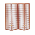 【48%OFF!送料無料! 和風衝立4連ひかり】和風パーティション（高さ1500mm）ブラウン（JP-和風衝立4連ひかり）■JP-4BR